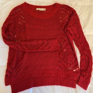 Urban Outfitters Red Knit Sweater